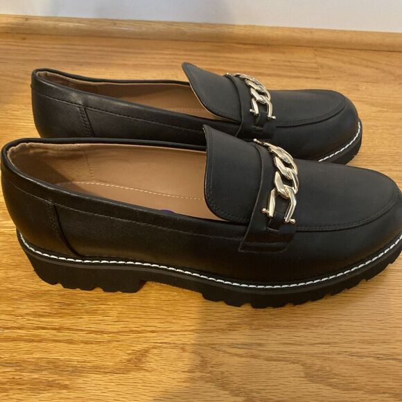 BCBG Generation Tinaa Chunky Lug Sole Slip On Loafer Size 8.5 - Picture 6 of 9